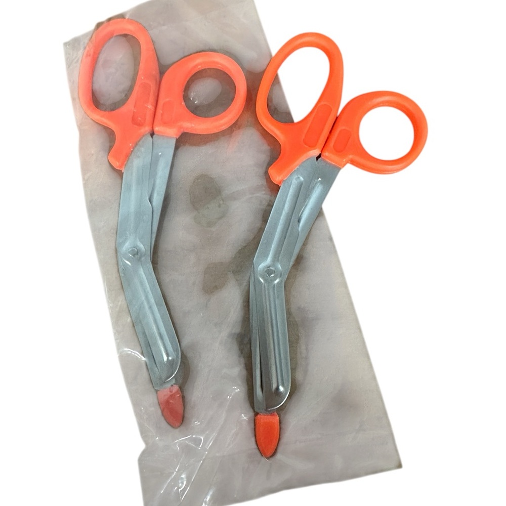 NWT Orange Trauma Shears | Medical Emergency Bandage Scissors EMT First Aid